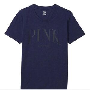 Victoria's Secret Navy Blue Short Sleeve Tee